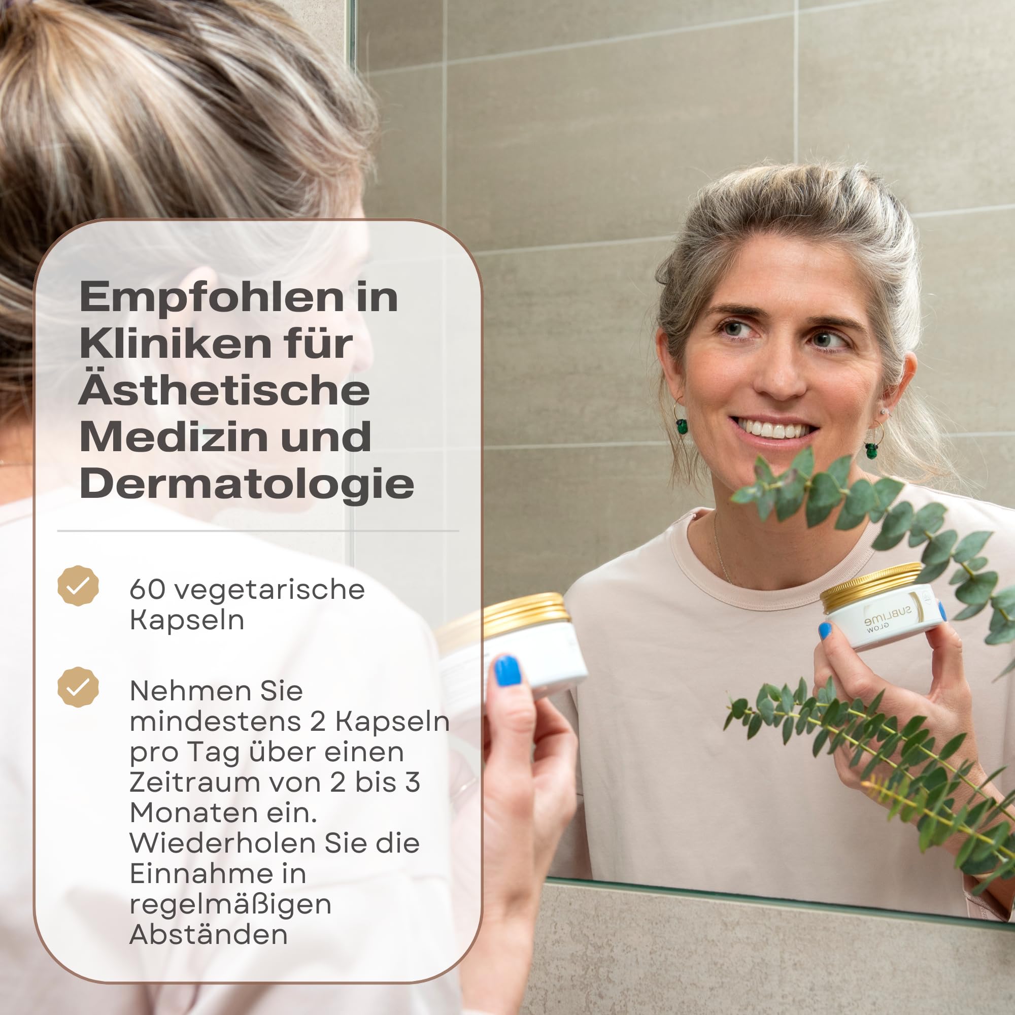 Astaxanthin Hautpflege Komplex 60 Kapseln – Antioxidans mit Polypodium Leucotomos + SkinAx + Niacin + Zink – Glow Effekt Nahrungsergänzung für gleichmäßigen Teint Augenringe Rötungen | Unik Health