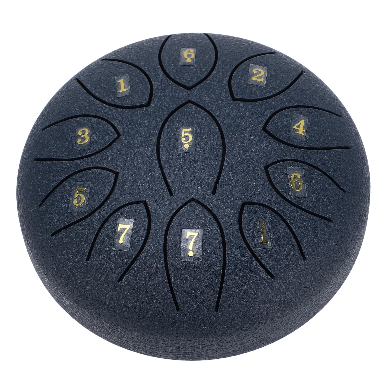 Generic Bęben Ręczny 11 Tonów Stylowy Bęben Deszczowy do Ogrodu Ze Stali Węglowej 6-calowy Chakra (BLUE)