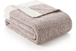 Furnina Heather Taupe Throw Blanket: Warm and Cozy Comfort for Any Occasion