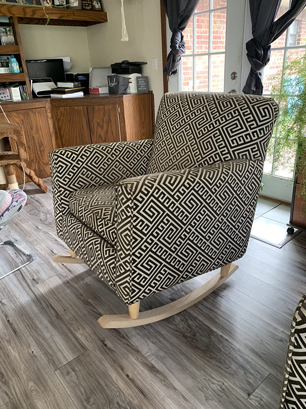 Pair STEAM Bent Oak Rocker Runners 13/4" Wide Wood Curved