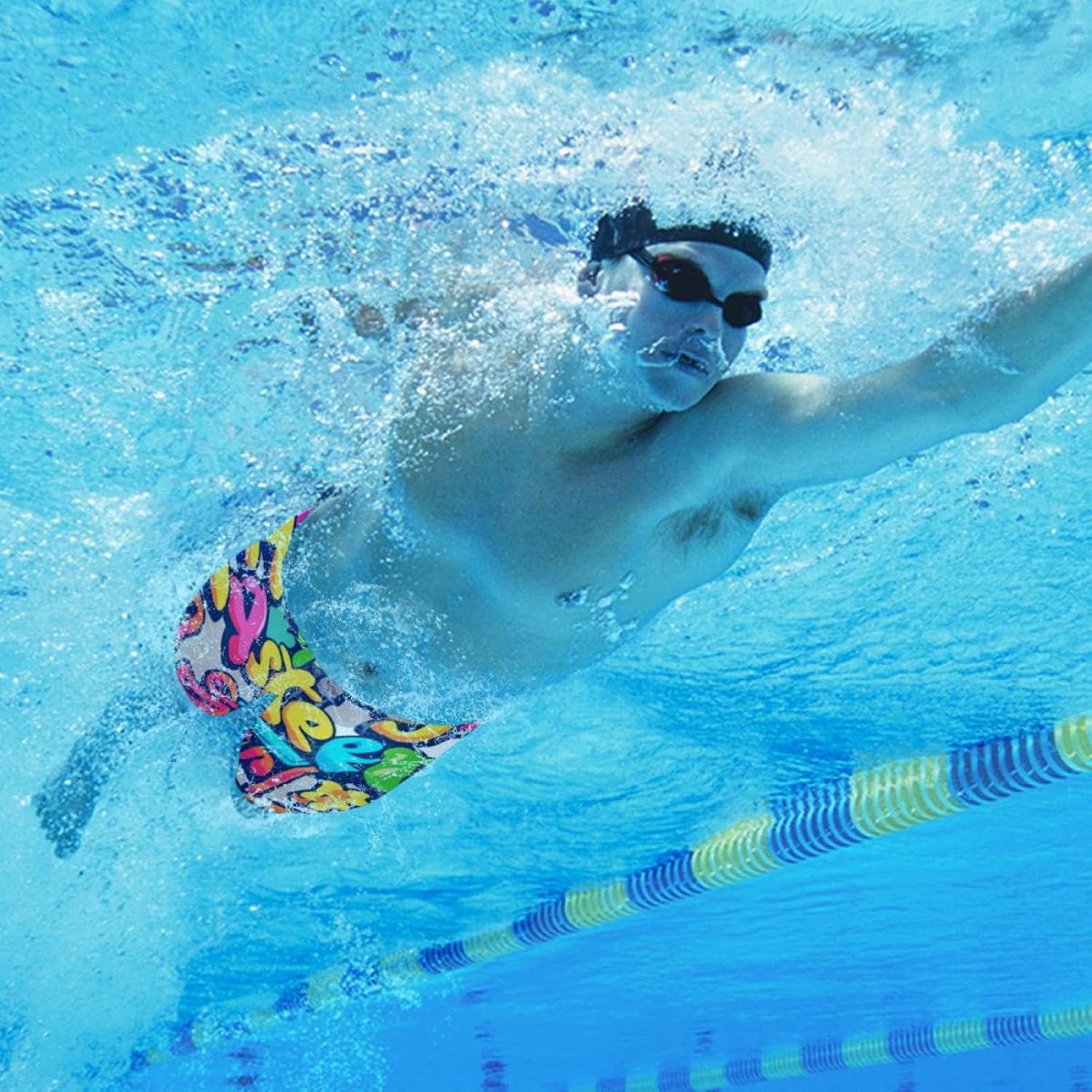 Happy Easter Jammer Swimsuit Mens Swim Jammers Endurance Long Racing Training Swimsuit