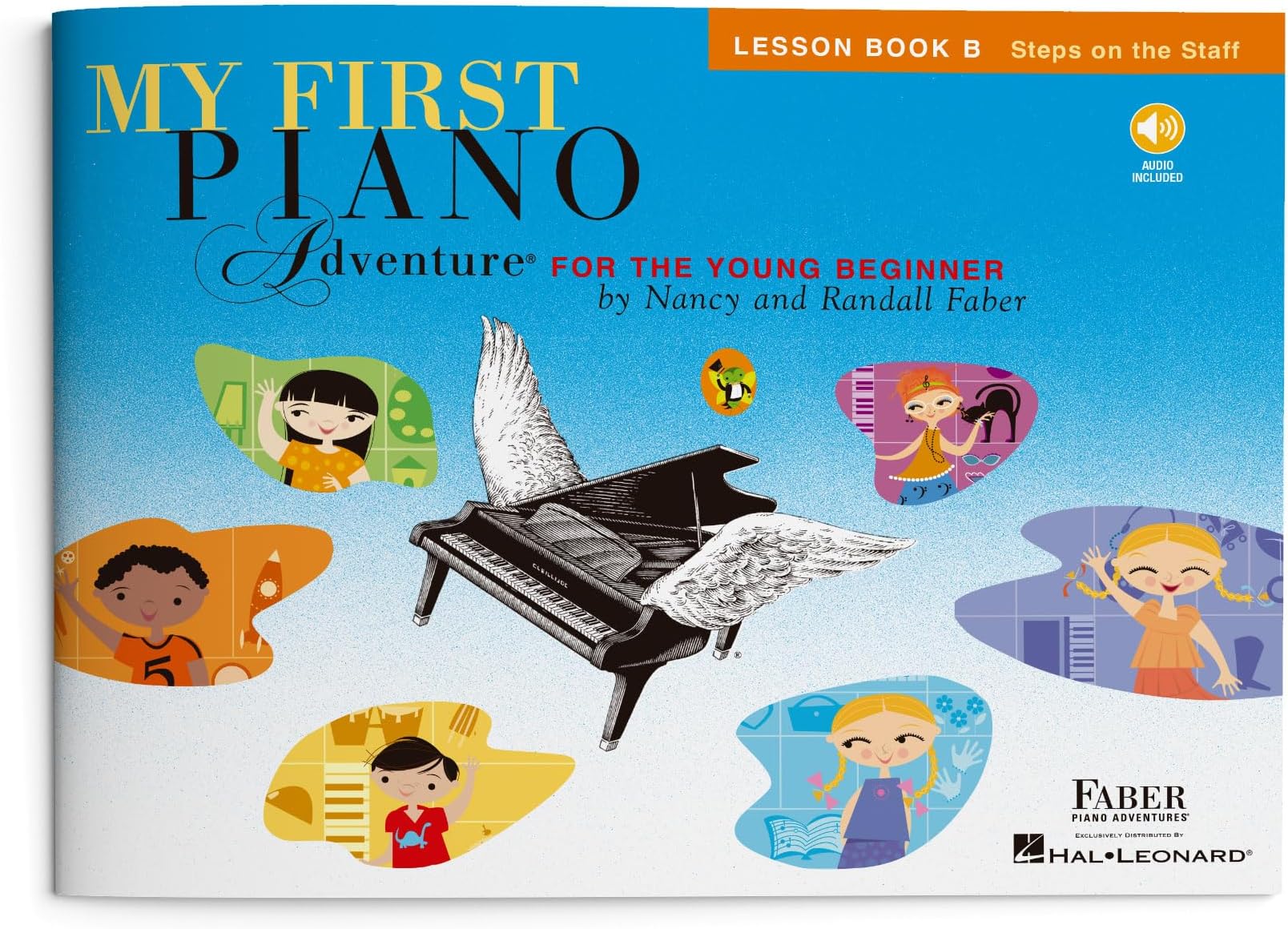 My First Piano Adventure: Lesson Book B | Early Piano Method with Staff Reading and Rhythm Games for young beginners | Learn Piano Notes and Hand Positions | Sheet Music with Online Audio