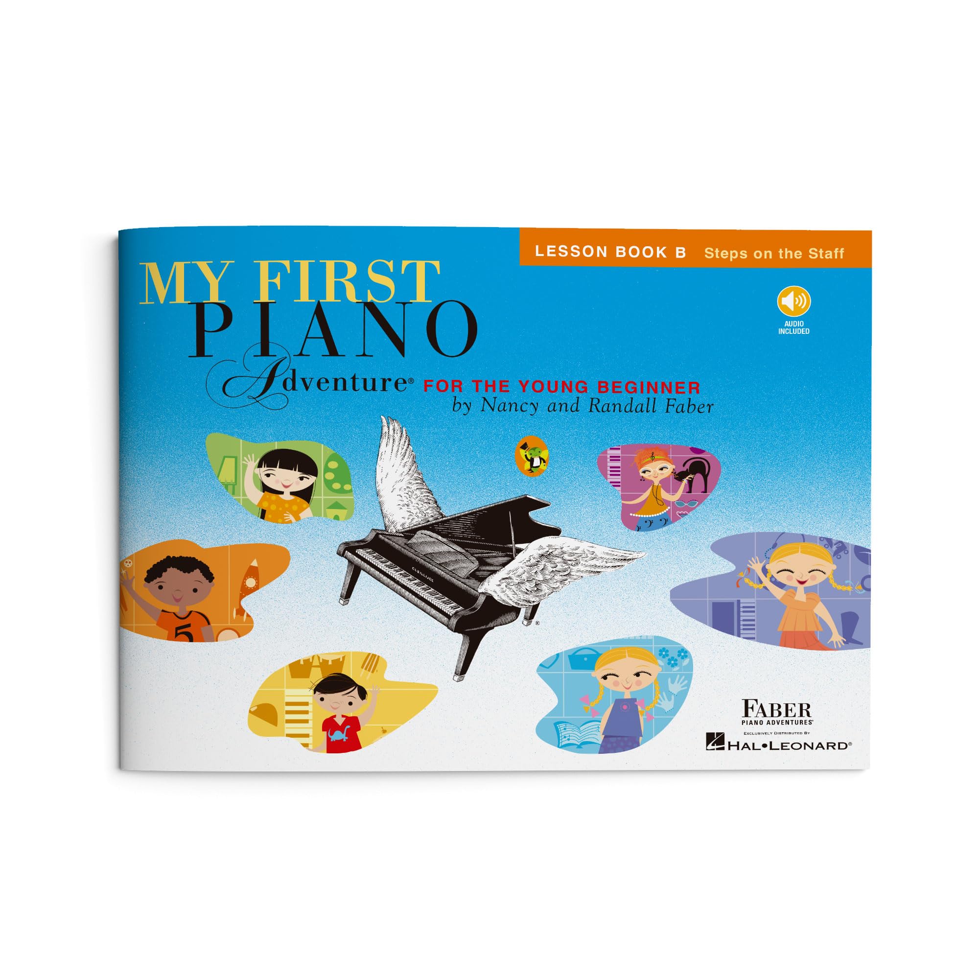 My First Piano Adventure: Lesson Book B | Early Piano Method with Staff Reading and Rhythm Games for young beginners | Learn Piano Notes and Hand Positions | Sheet Music with Online Audio