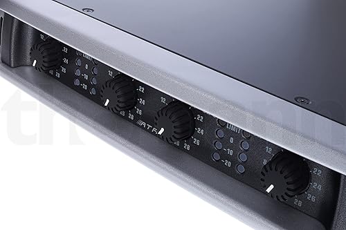 Miniatura 6 de Behringer Europower EPQ304 - Amplificador profesional de 300 W, peso ligero, 4 canales, color plateado