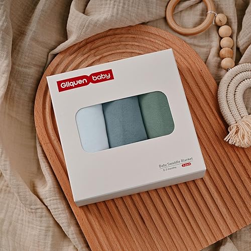 Miniatura 65 de GLLQUEN BABY Mantas de Arrullo para Bebé Recién Nacido para Niño, Paquete de 3 Mantas de Arrullo para Bebé de 0-3 Meses, Saco de Dormir de Arrullo,