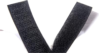 25 m x 50 mm Self Adhesive Hook & Loop Tape Scratch Tapes TKB5031 Black