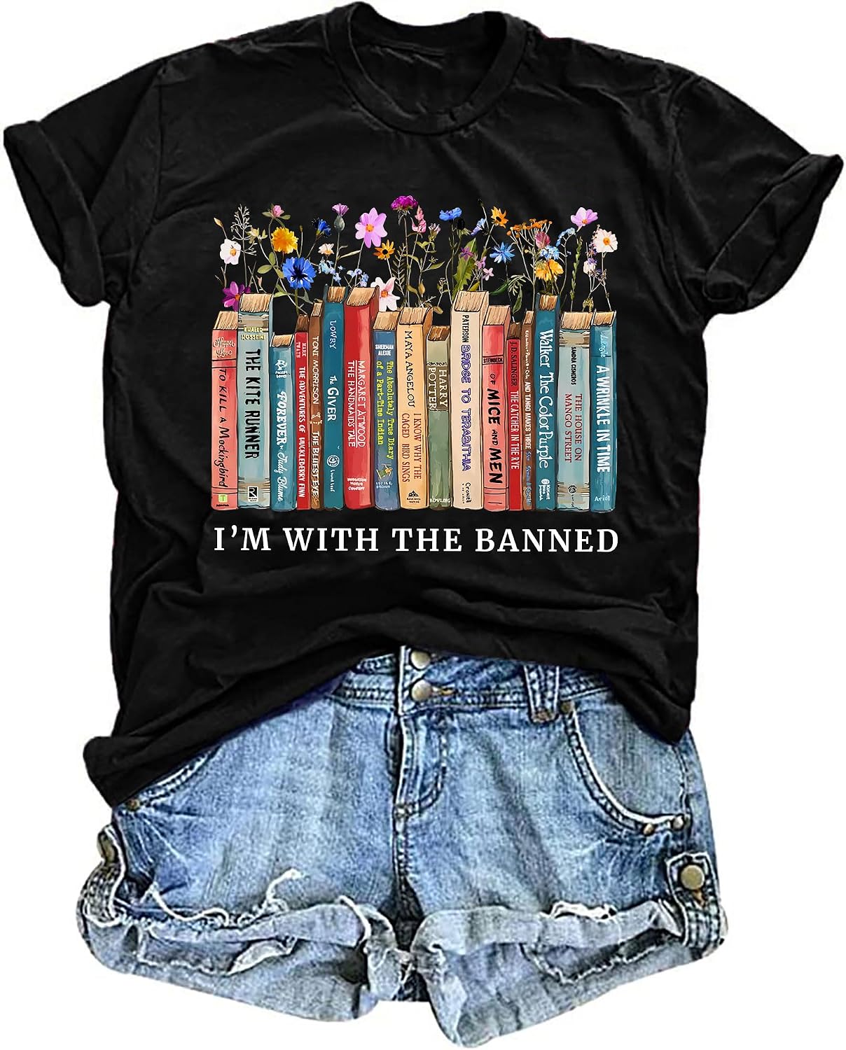 Books Shirts for Women Reading T-Shirt Book Lover Tops Funny Readers Gifts Clothes Casual Librarian Tees