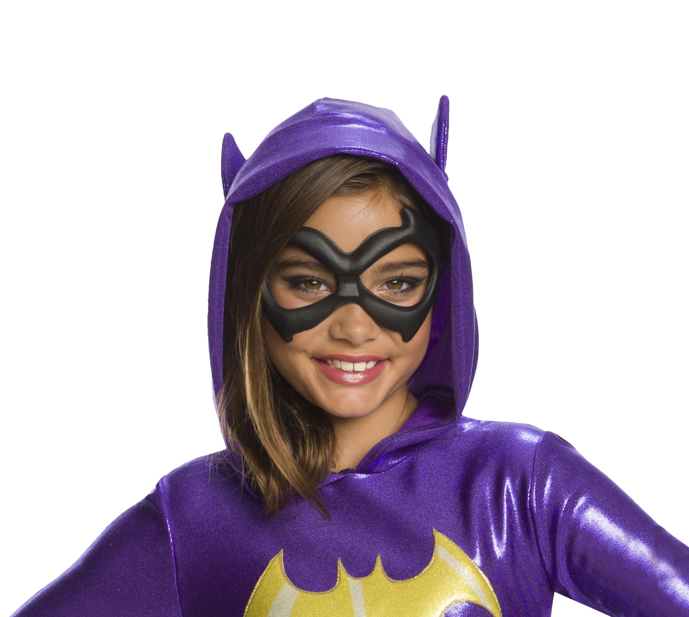strapless open back dress Girls Purple And Black Batgirl Cape main image 1