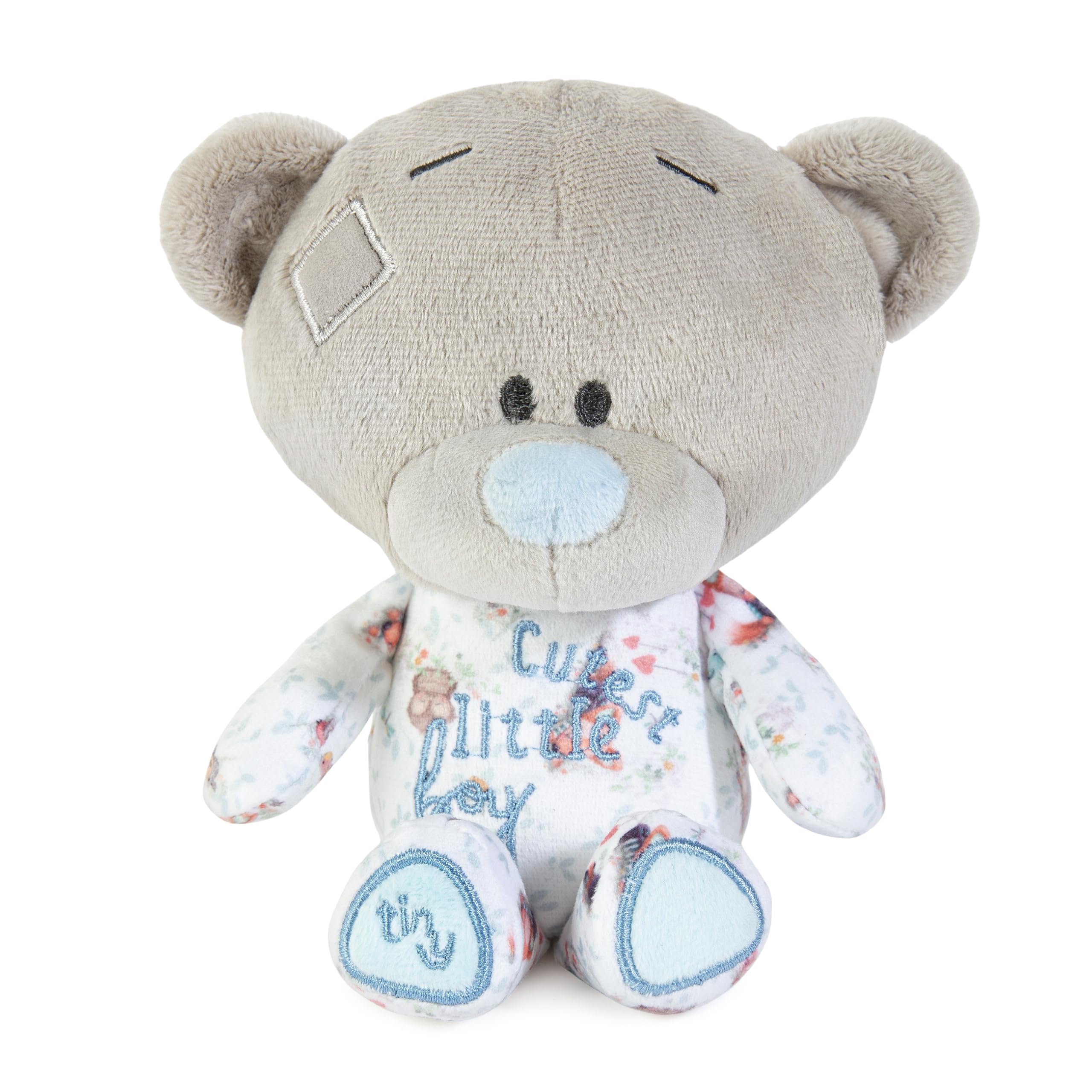Me to You Tiny Tatty Teddy New Baby Boy Plush, 15cm Bear - Official Collection