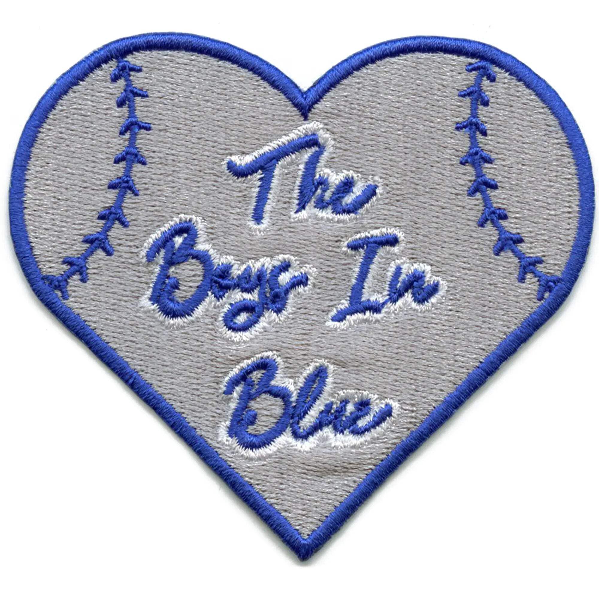 The Boys In Blue Patch Los Angeles Baseball Sports Fan Embroidered Iron On