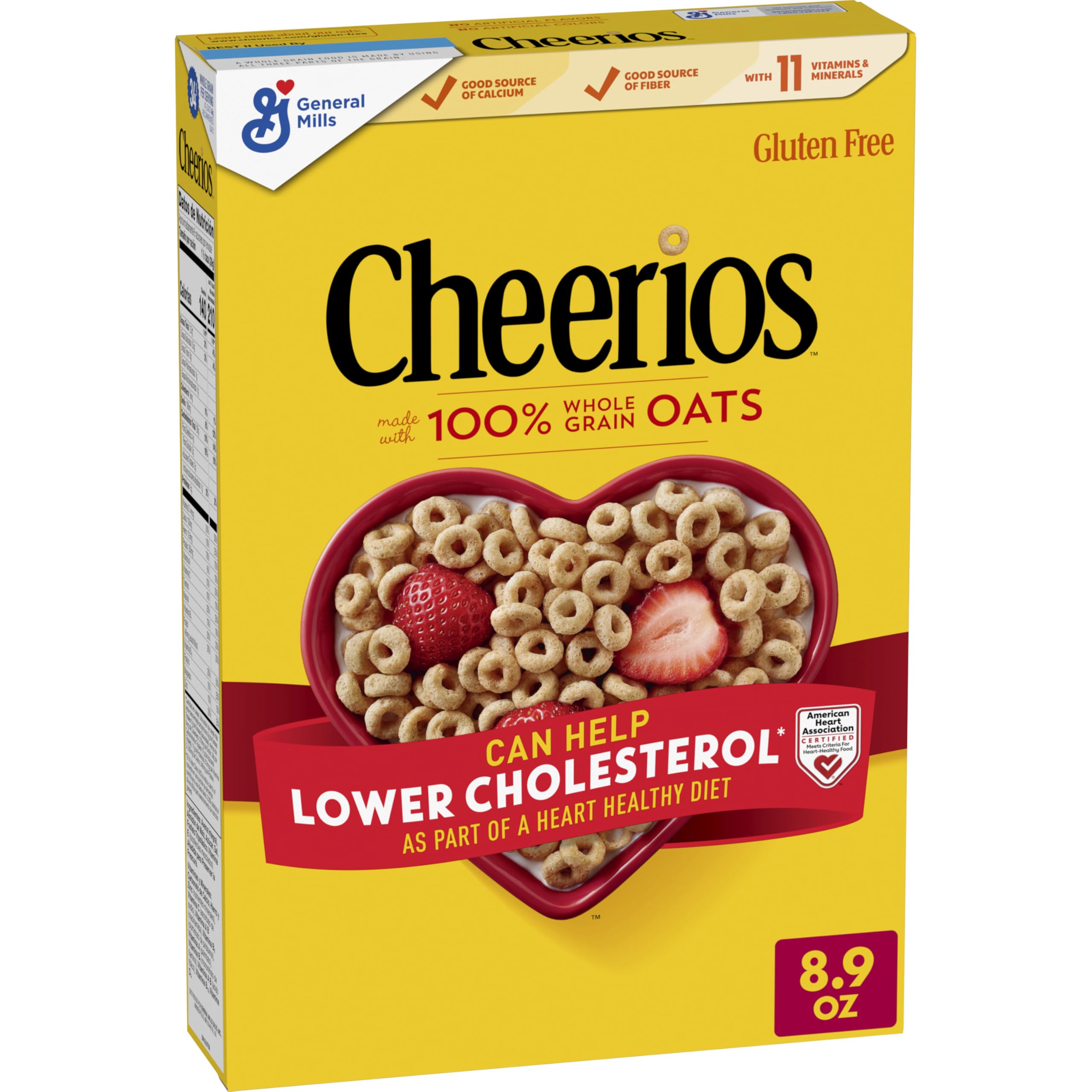 Cheerios, Heart Healthy Gluten Free Breakfast Cereal, 8.9 oz