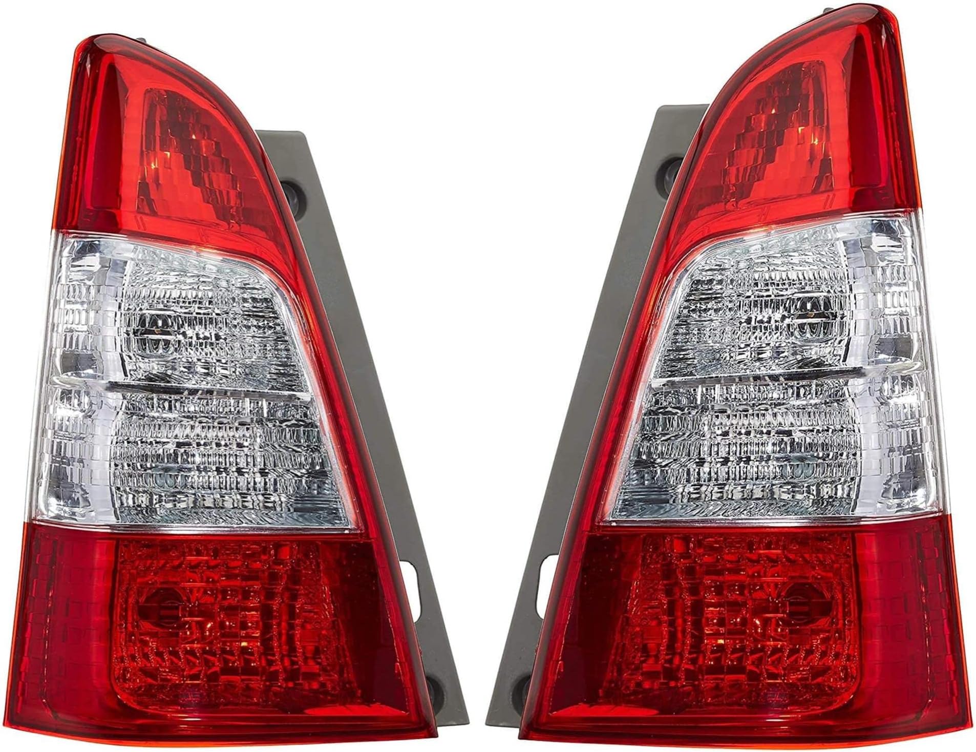 K D Tail Light/Back Light Assembly For Toyota Innova Type 3 2012-2016 (Right & Left Side) Pair, Halogen