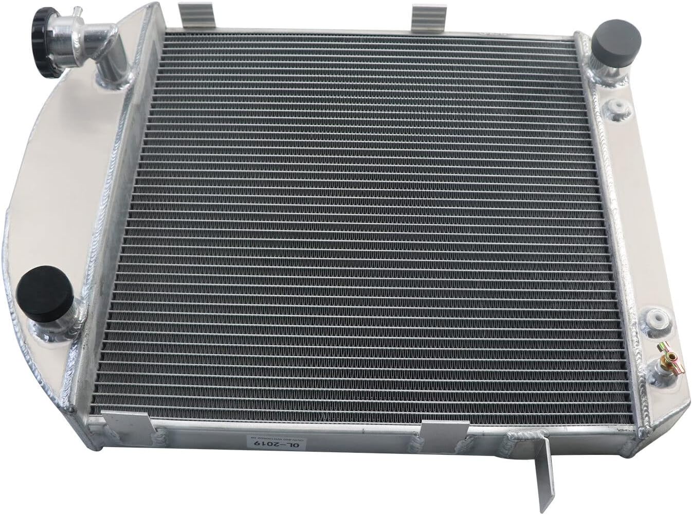 4 Row Aluminum Radiator for 1917-1927 Ford Model T-Bucket Chevy Configuration V8 Engine