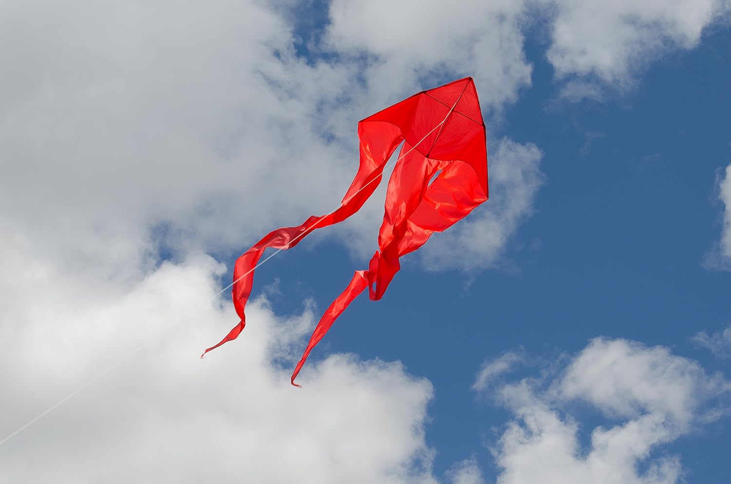 In the Breeze Wave Delta Kite, Single Line Kite, Ripstop and Taffeta Fabric, Line and Bag Included