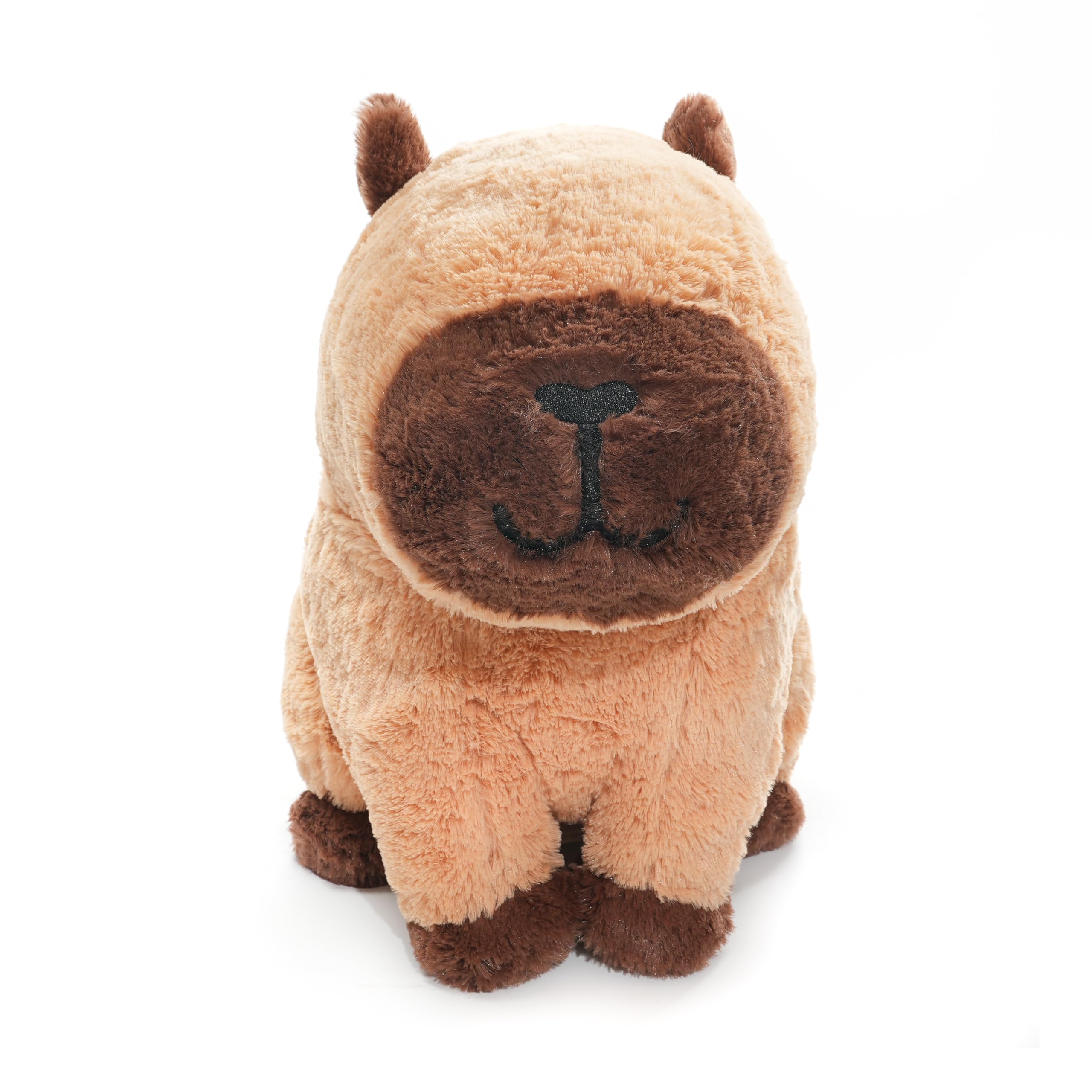 WEIGEDU Plüsch Capybara Stofftier - 31 cm weiches Kawaii-Spielzeug für Kinder & Erwachsene, braunes süßes Tier-Plüschkissen, kuscheliger Schlafenszeit-Buddy für Mädchen, Jungen und Capybara-Liebhaber