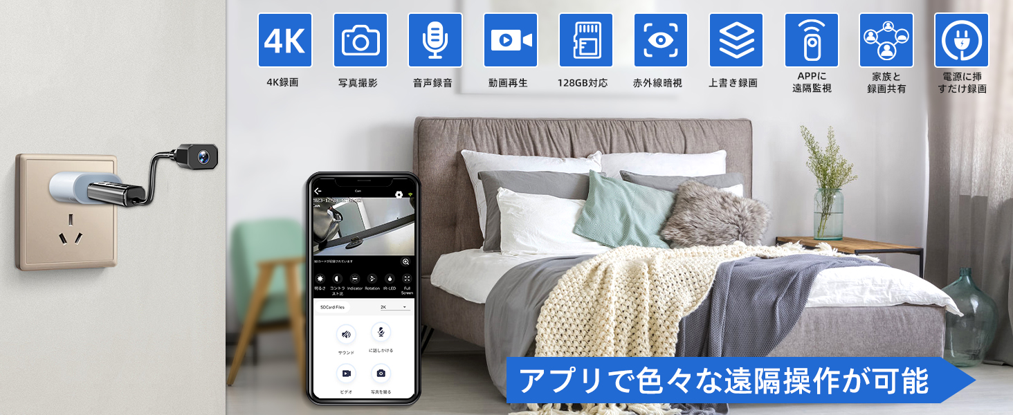 Amazon.co.jp: LXMIMI 小型カメラ 隠しカメラ wifi 小型 スパイカメラ