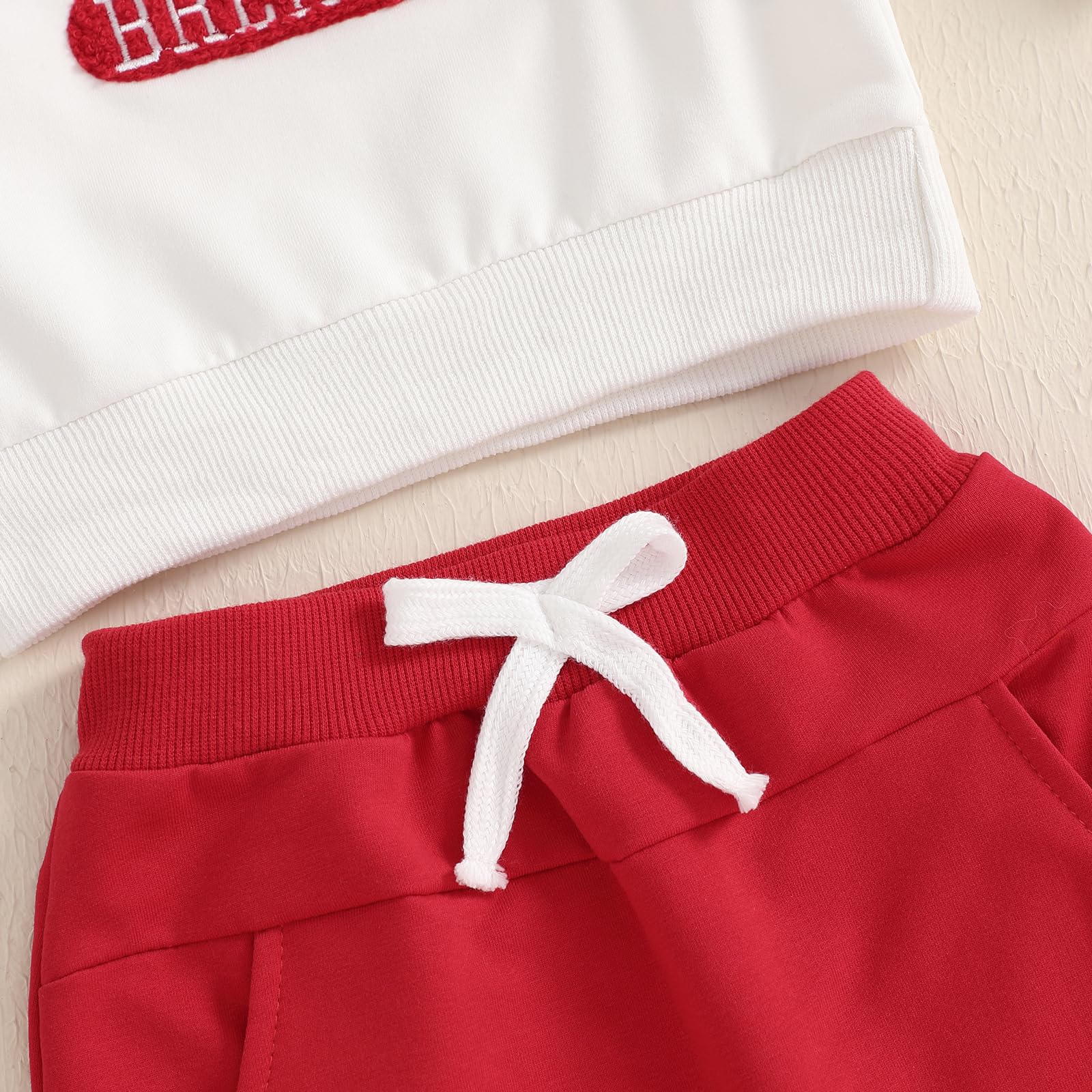 Kleinkind Baby Jungen Kleidung Rundhalsausschnitt Sweatshirt Langarm Brief Druck Shirt mit Hose Niedliche Herbst Winter Outfits