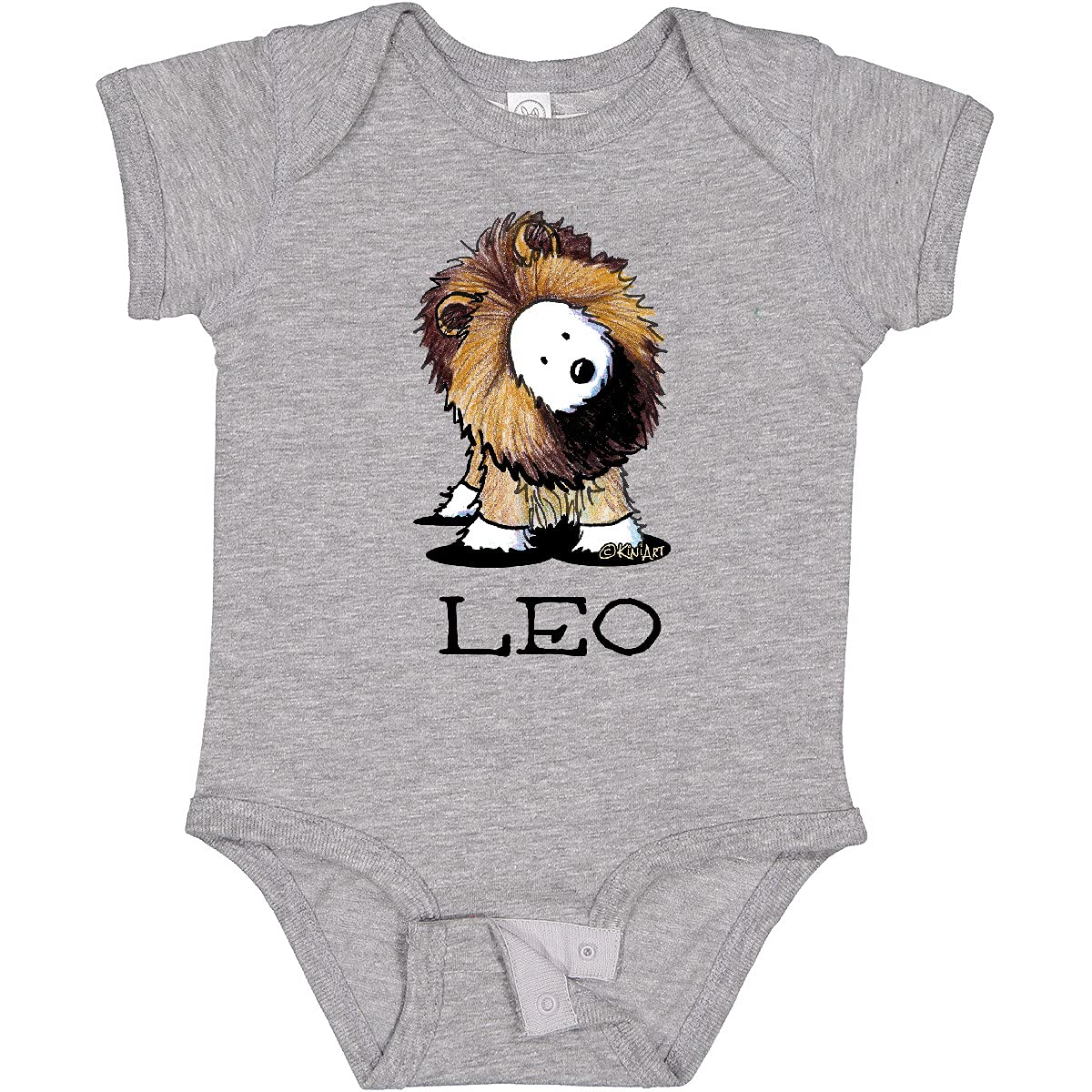inktastic LEO Lion Westie Baby Bodysuit - KiniArt