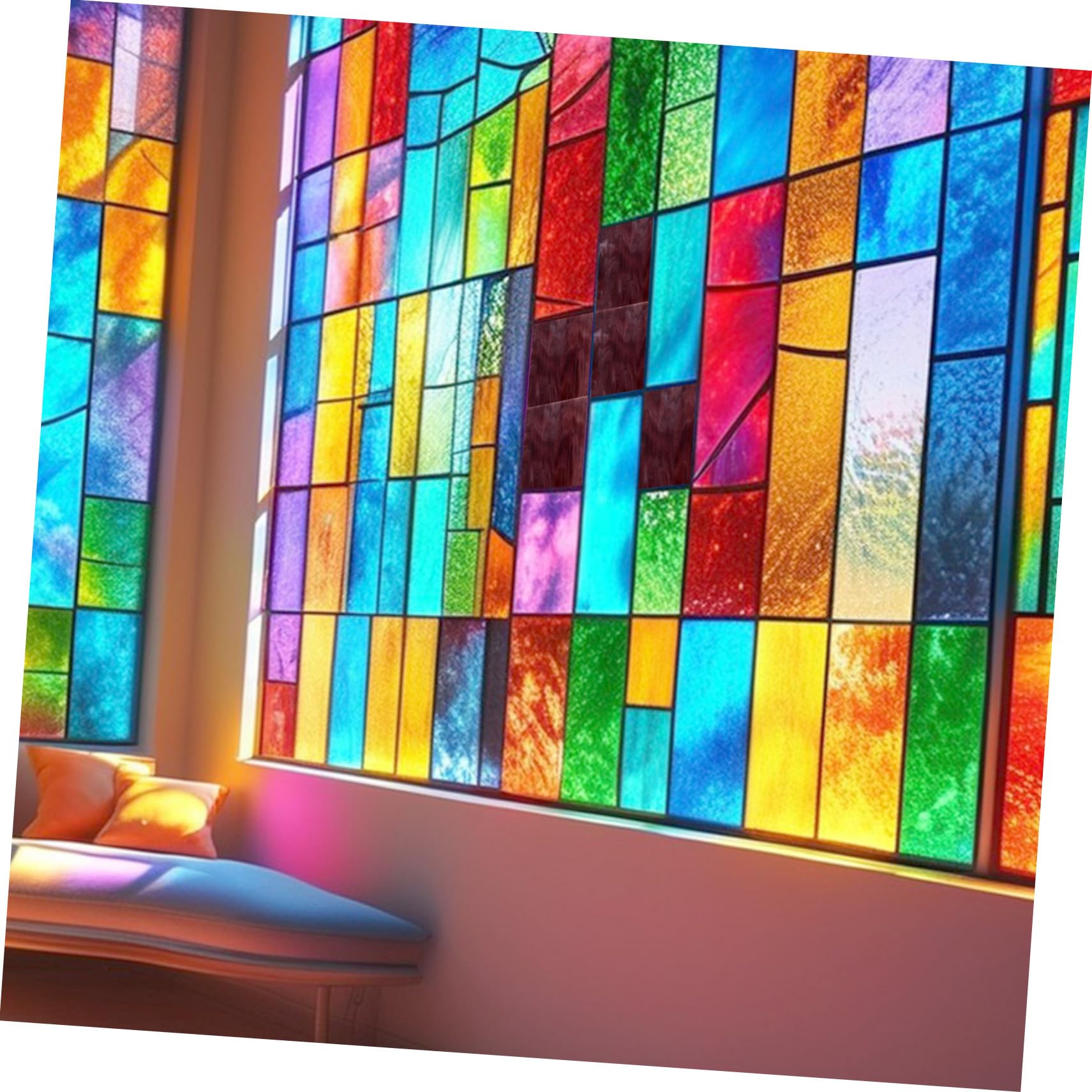 jojofuny 10 Piezas Mosaico De Vidrio Templado Azulejos Para Manualidades De Vitrales De Vidrio Para Proyectos De Bricolaje Para Manualidades De Mosaicos Interiores