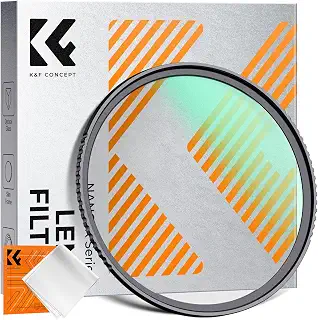 K&F CONCEPT 55mm レンズ保護フィルター レンズフィルター プロテクター レンズ保護用 AGC光学ガラス 薄枠 18層コーティング（NANO-Kシリーズ）