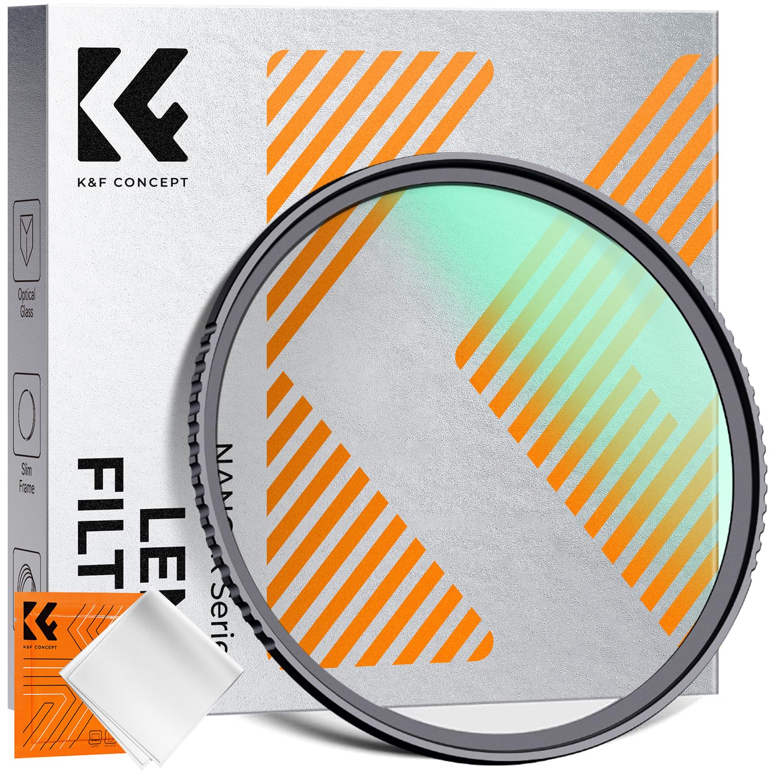 Amazon | K&F CONCEPT 46mm レンズ保護フィルター レンズフィルター