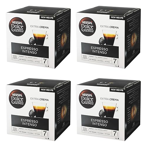 Nescafé Dolce Gusto Espresso Intenso - Juego de 4 cápsulas 4 unidades 16 unidades