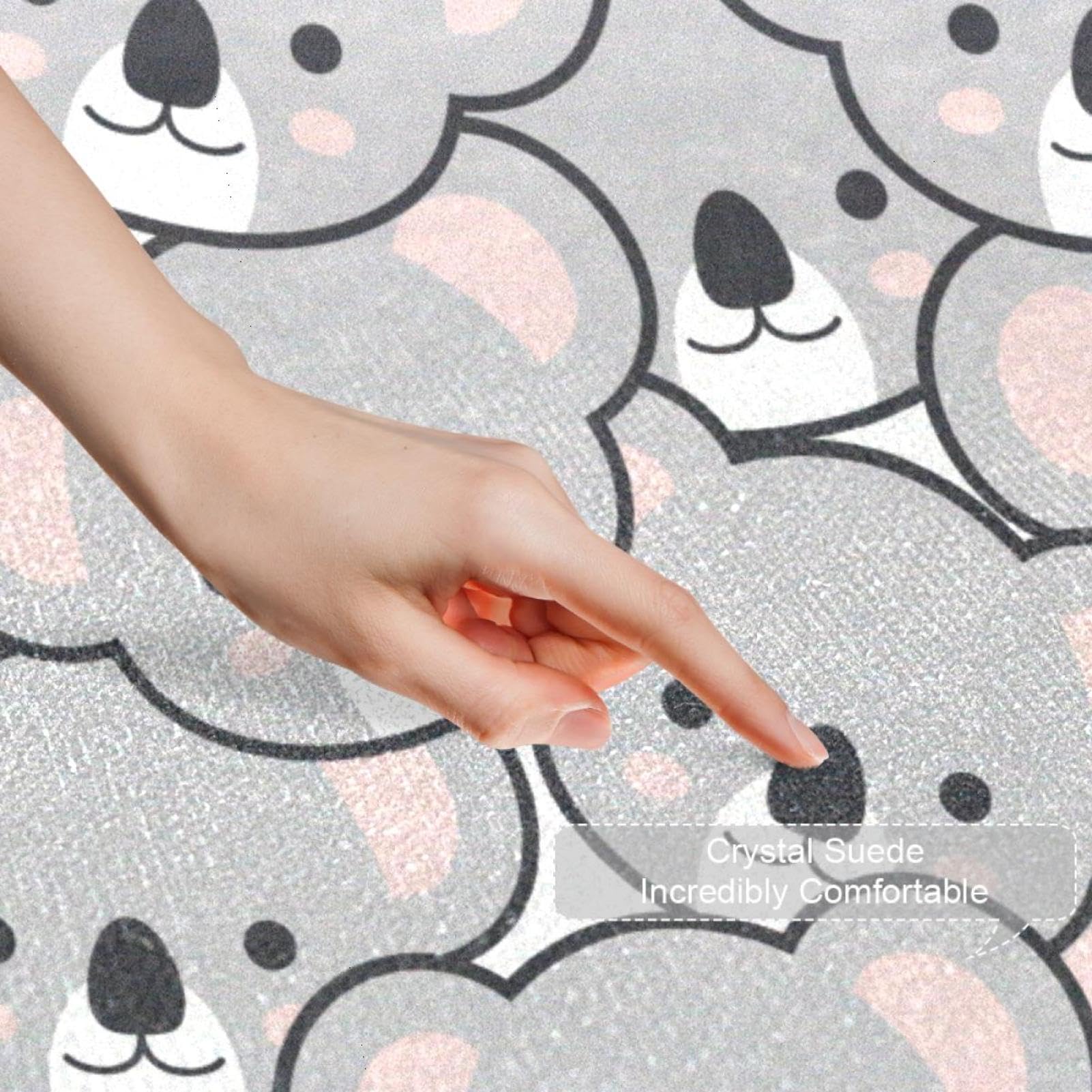 ラグ　こあら ふわふわアニマルミニラグ 