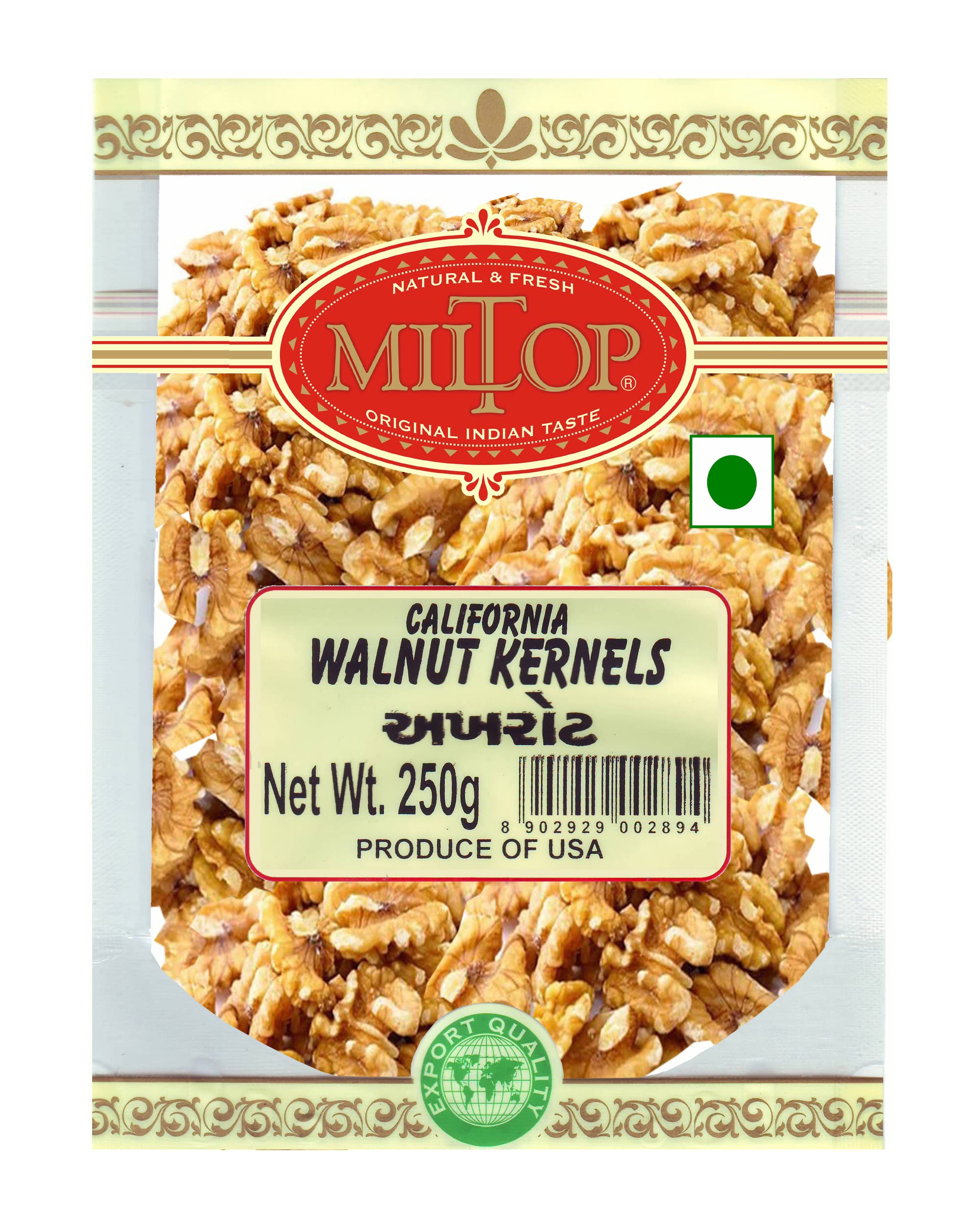 Miltop California Walnut Kernel 250 g (B00Y9O61JM) Amazon Price History, Amazon Price Tracker