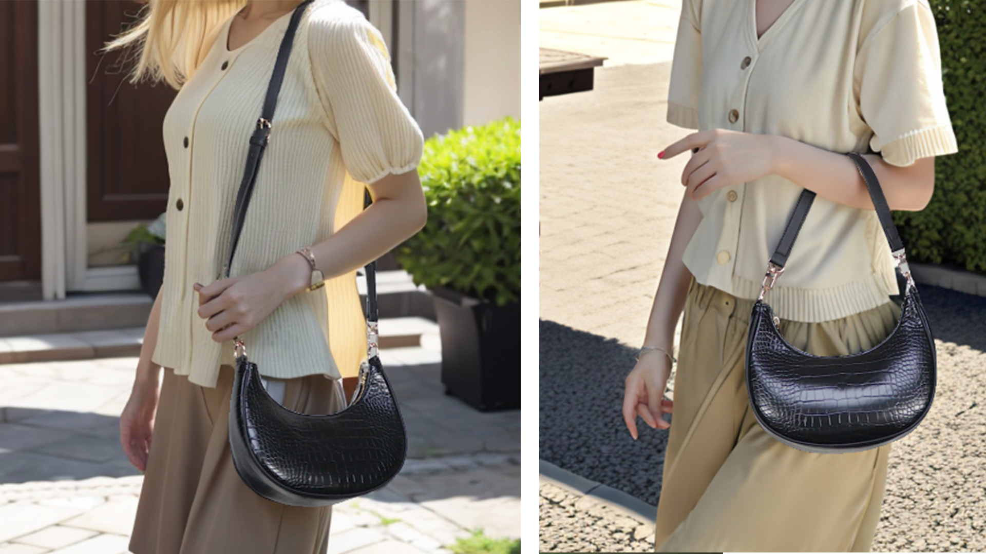 Shoulder Bags for Women Small White Purses Y2K Handbag 90s