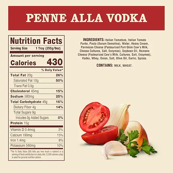 Rao's Made For Home Penne alla Vodka Frozen Meal, 9 oz 2