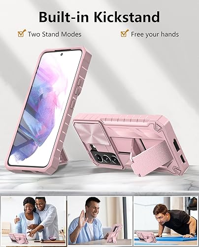 Miniatura 3 de WTYOO Funda para Samsung Galaxy S22-Plus protección de grado militar a prueba de caídas de poliuretano termoplástico mate resistente  Protección