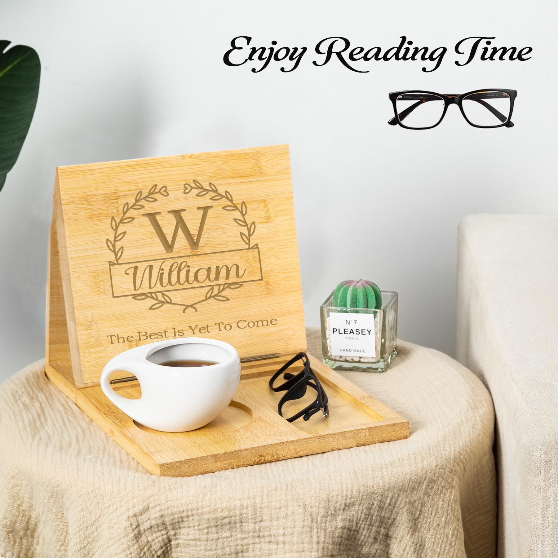 Anniversary Or Wedding Celebration - Custom Laser Engraved Acacia Wood - View #3