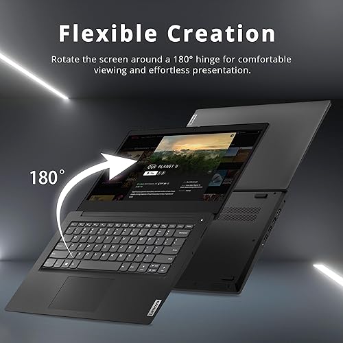 Miniatura 5 de LENOVO Ideapad 3 - Laptop HD de 14 pulgadas, procesador Intel Pentium Gold 6405U, 12 GB de RAM, SSD PCIe de 512 GB, gráficos Intel UHD, altavoces,