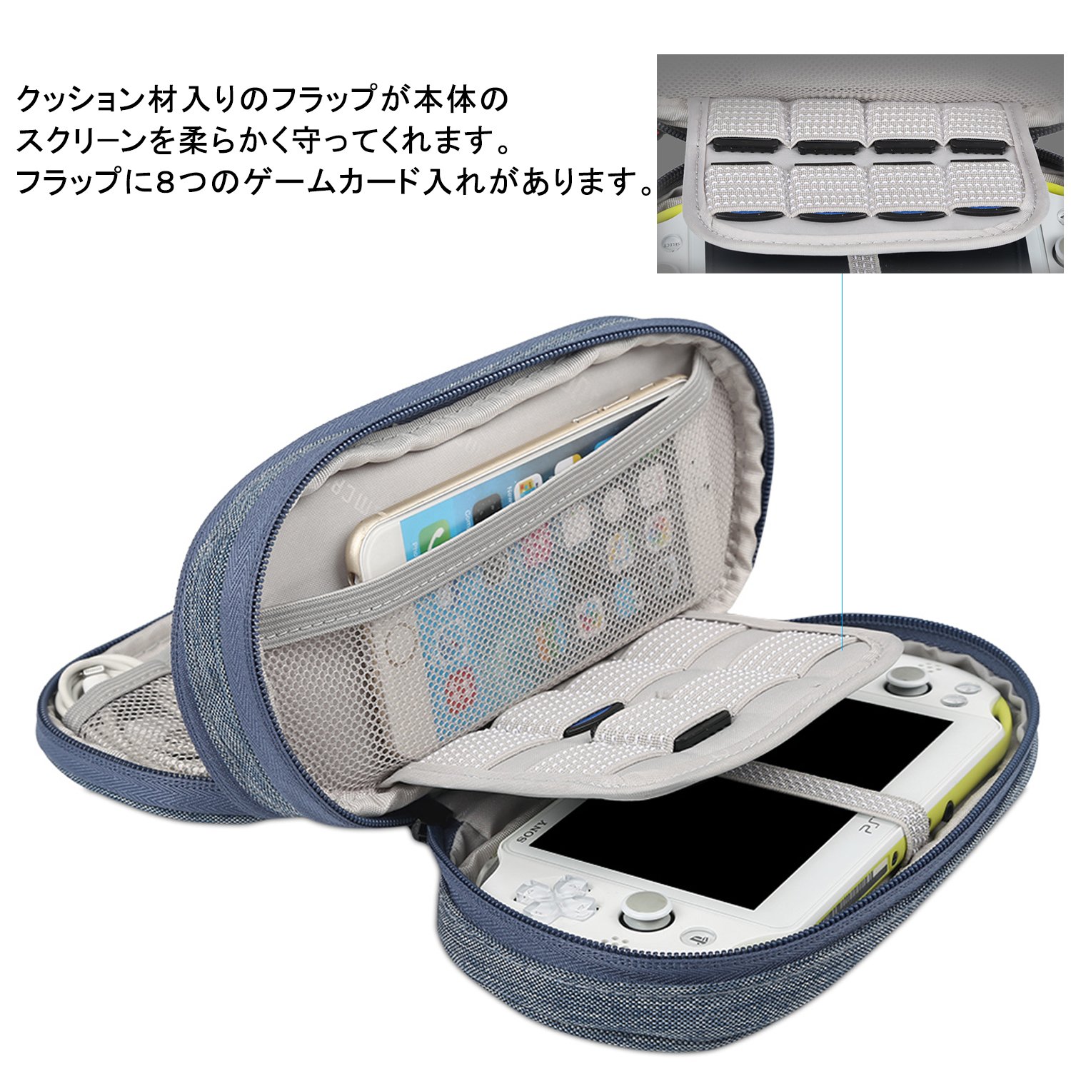 Amazon | BUBM PS VitaケースPS Vita及び周辺機器 旅行やホーム