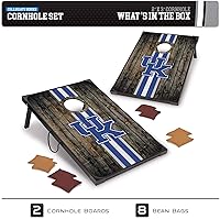 Vista 46 de Wild Sports NCAA 2' x 3' MDF Deluxe Cornhole Set - with Corners and Aprons