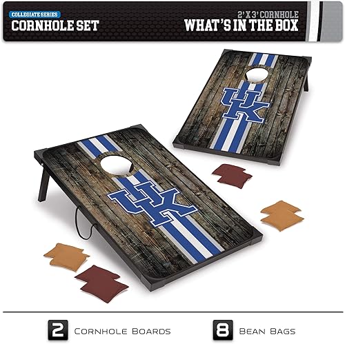 Miniatura 46 de Wild Sports NCAA 2' x 3' MDF Deluxe Cornhole Set - with Corners and Aprons