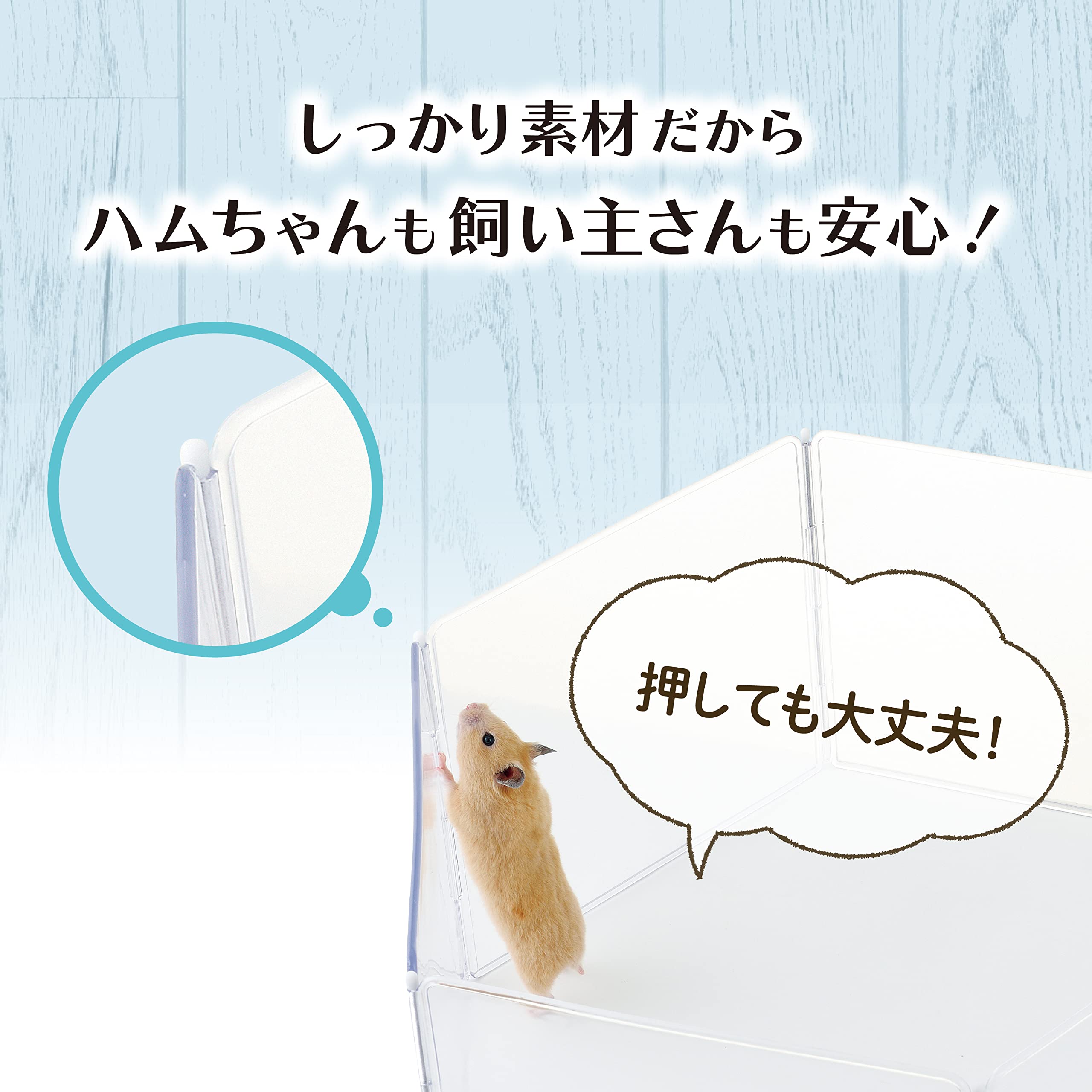 Amazon.co.jp: ハーモニークリアサークル 遊ぶ姿が良く見える クリア