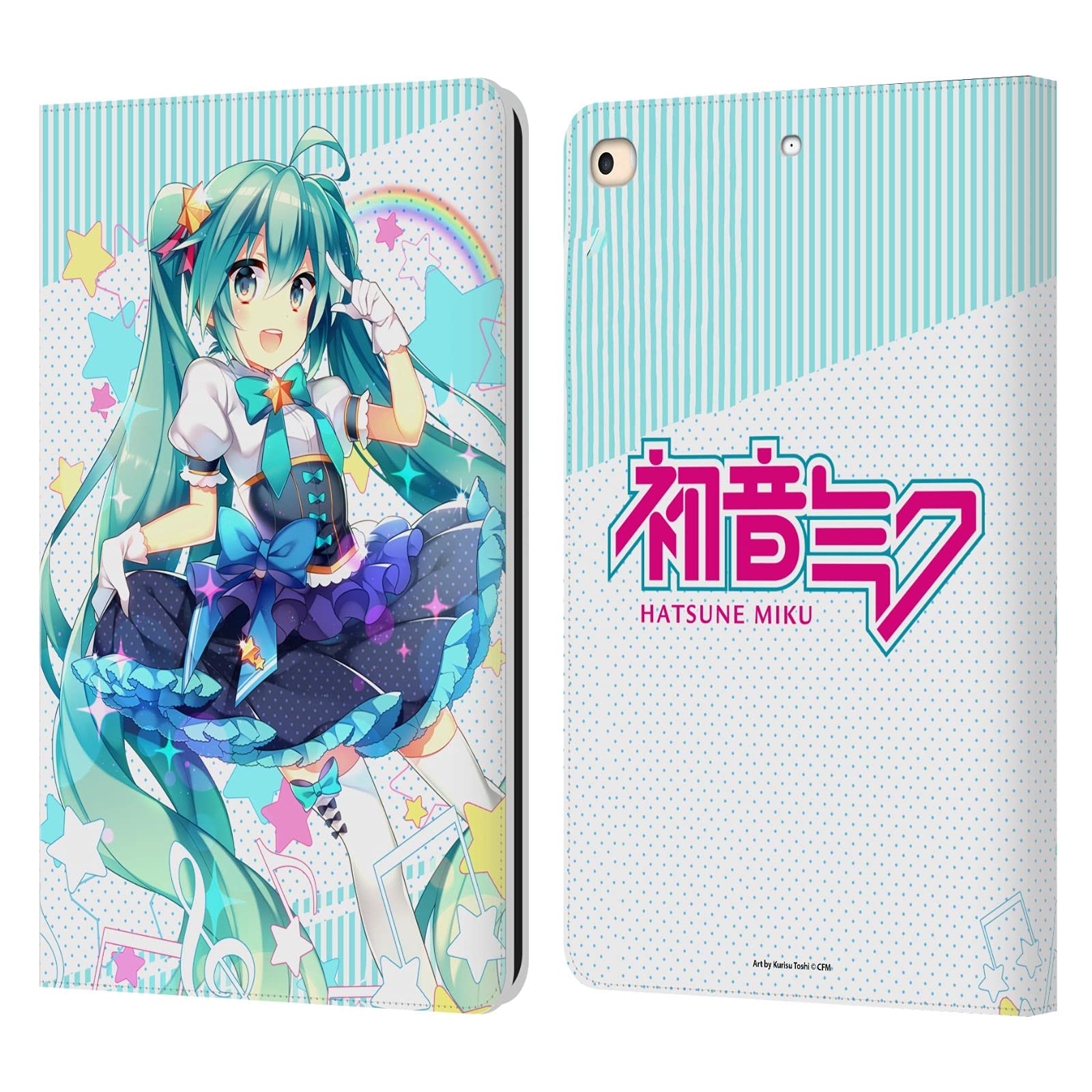 Hatsune Miku Housse iPad 9.7 Protection Intégrale Support Multi-Angle