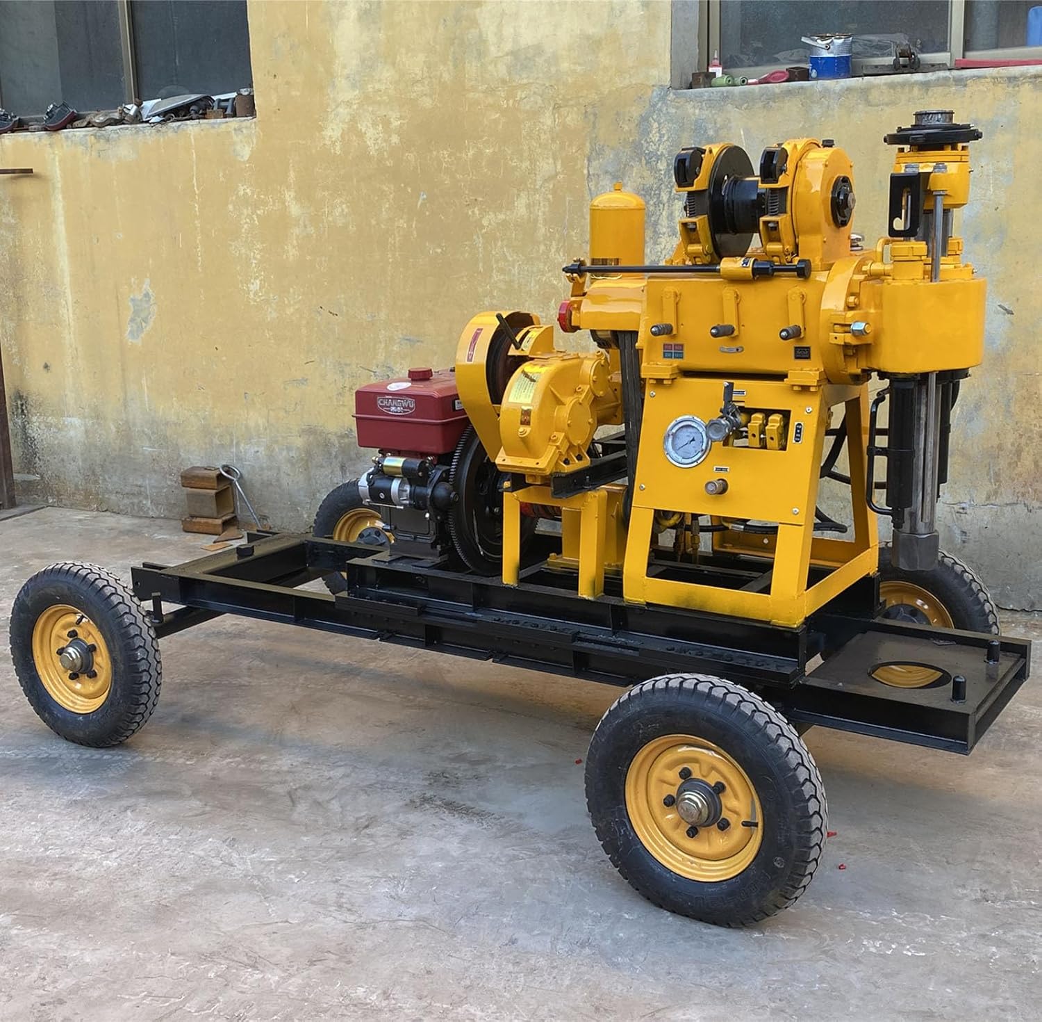 Portable Core Water Well Drilling Rig, Versatile Concrete Core Drill Machine for Borehole Drilling, Quick Setup Core Drill Rig, Easy-to-Operate