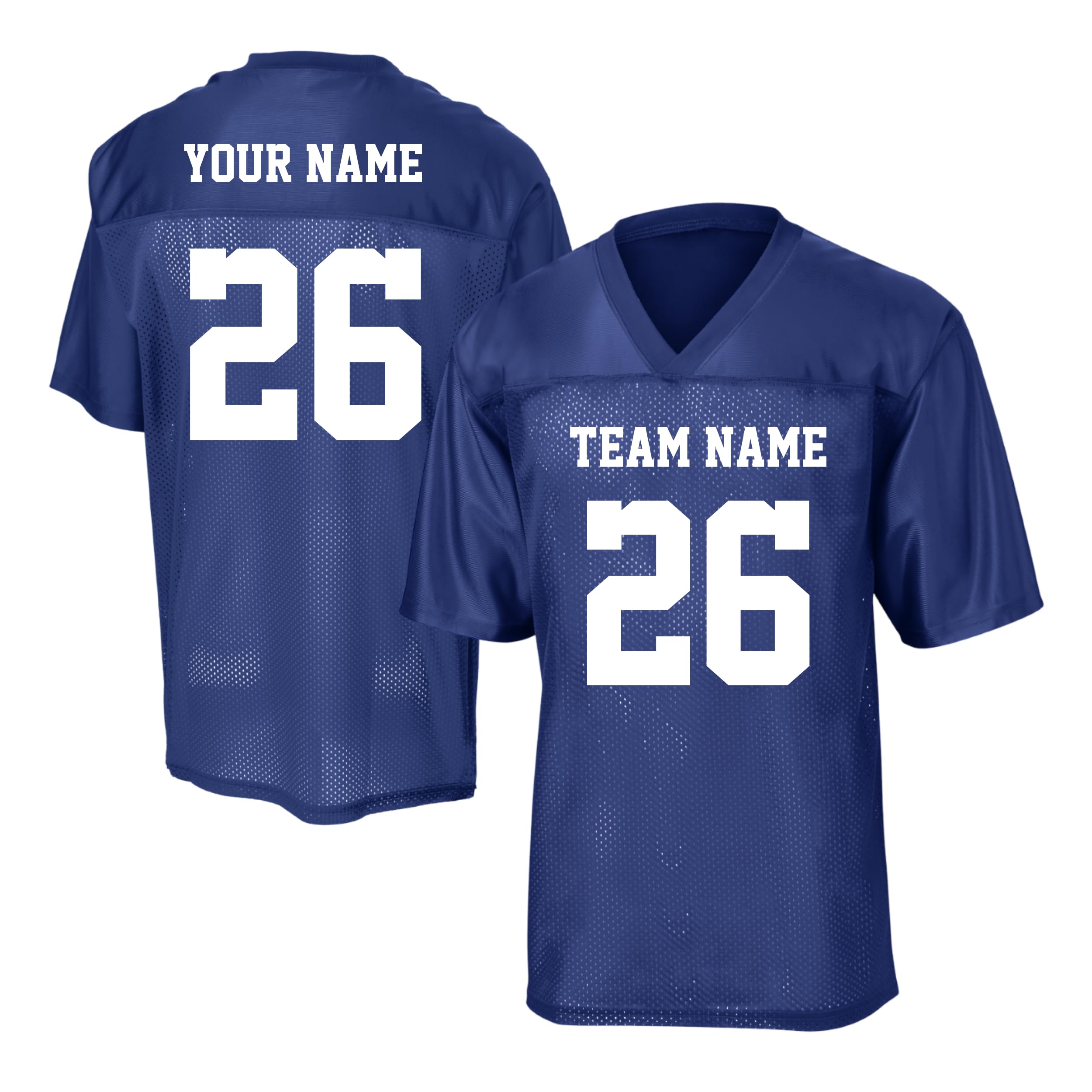 Custom Replica Football Jerseys for Men Personalized Team Name & Number Football Jerseys 2 Side