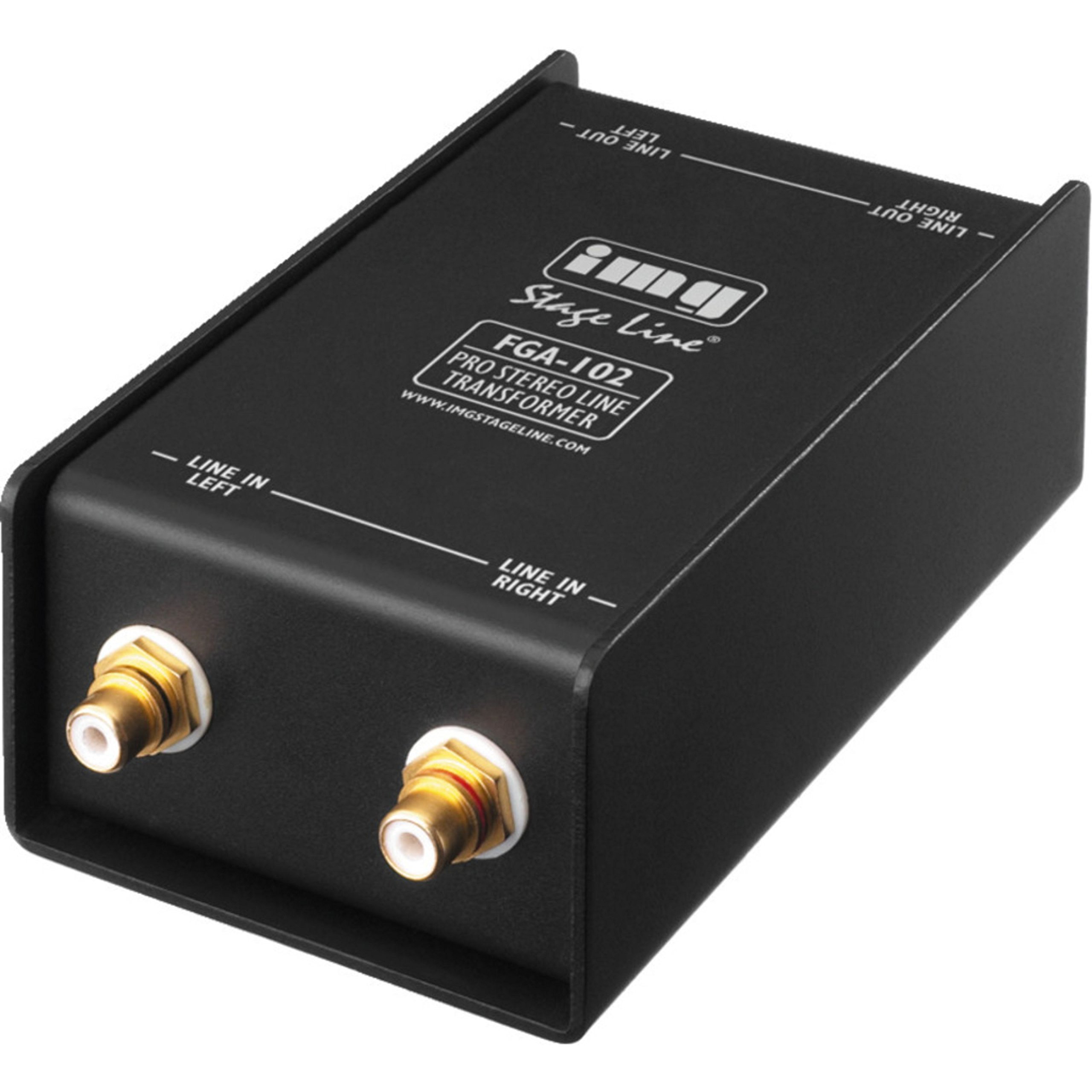 IMG STAGELINE FGA-102 Transmetteur de Ligne stéréo Professionnel Noir