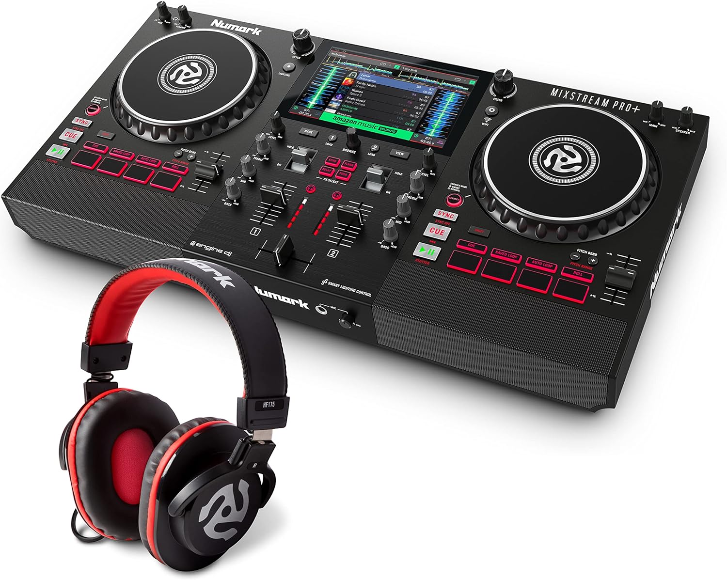Numark Mixstream Pro+ and HF175 Standalone DJ Controller