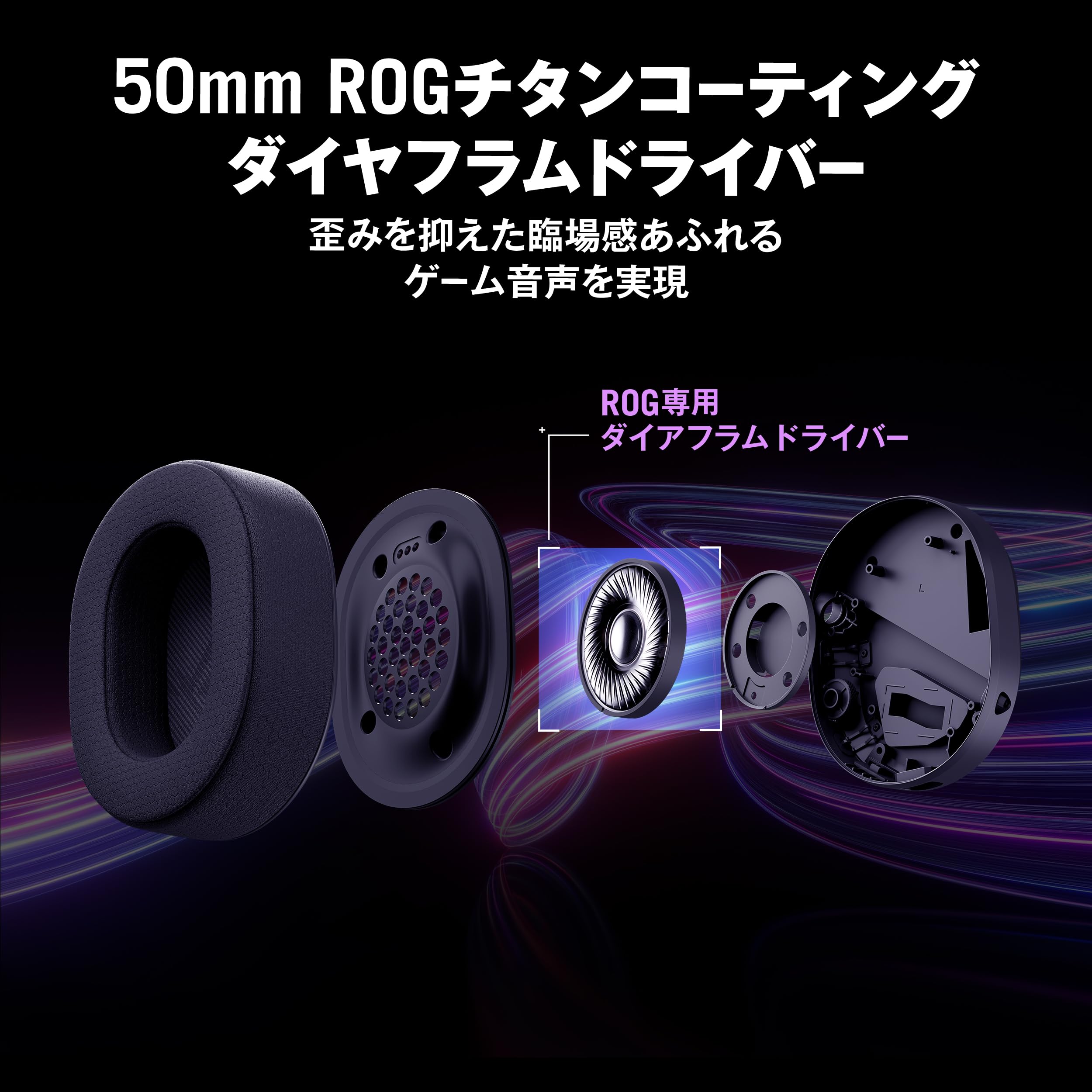Amazon.co.jp: ASUS ROG Pelta ワイヤレスゲーミングヘッド