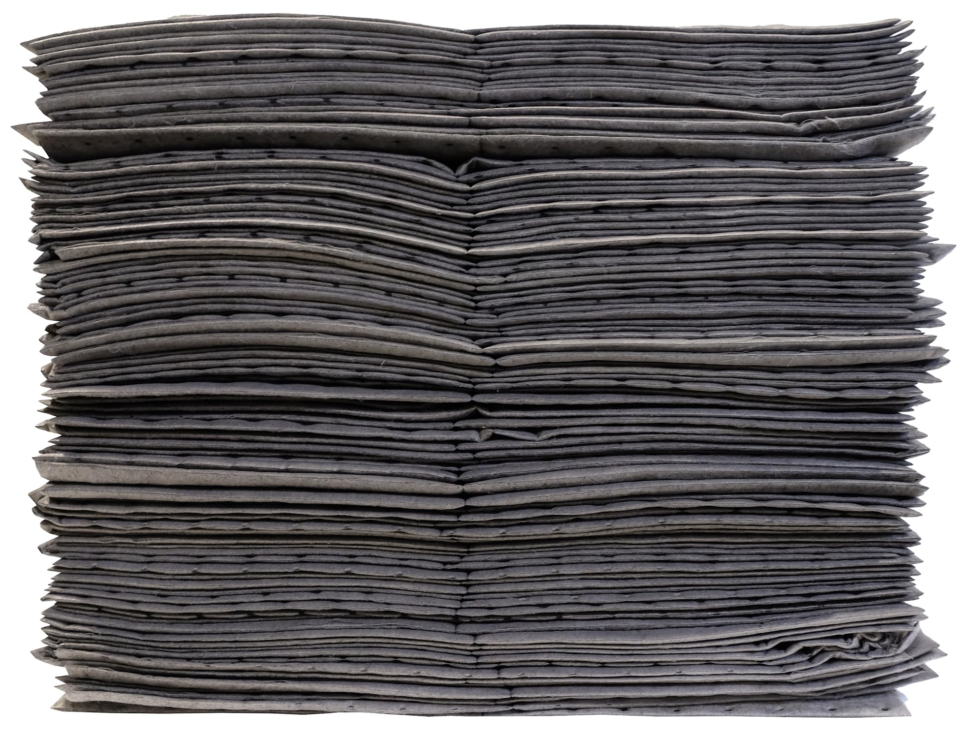 Oil-Dri L90902 15" W x 19" L Universal Heavy Weight Bonded Perforated Pads (100 Mats/Box)