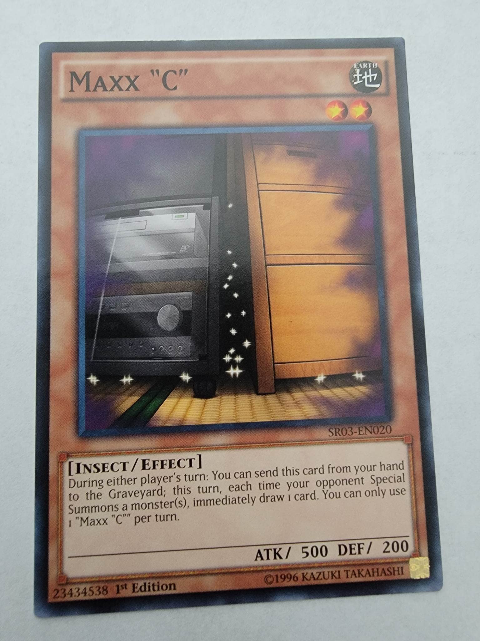 Amazon.com: yugioh Maxx C - SR03-EN020 - Structure Deck: Machine Reactor -  Common
