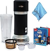 Mr. Coffee Single Serve Iced & Hot Coffee Maker with 22oz Reusable Tumbler, Filter & Dual Scoop - Quick Brew in 4 Min