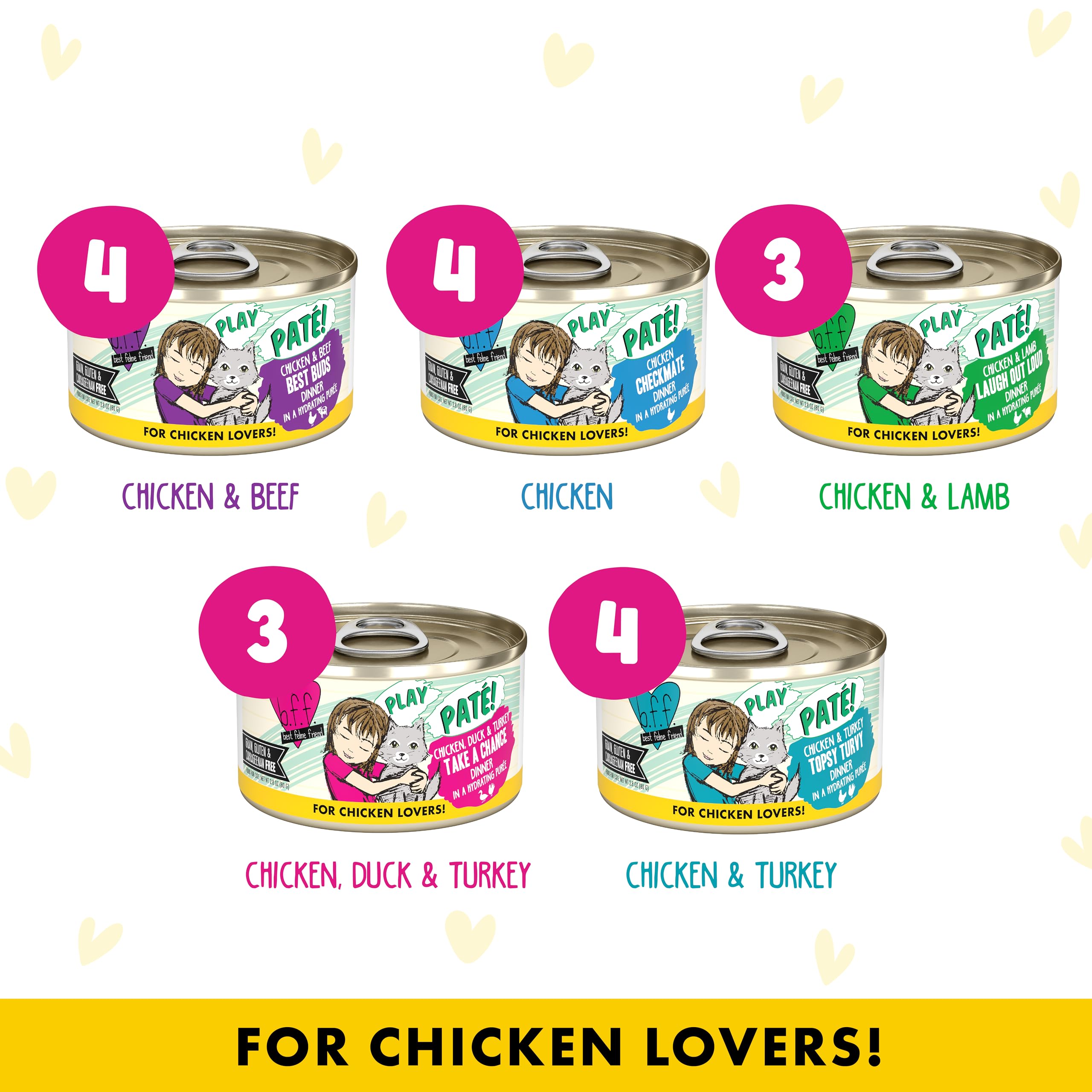 Amazon.com: Weruva B.F.F. Play - Best Feline Friend Paté Lovers