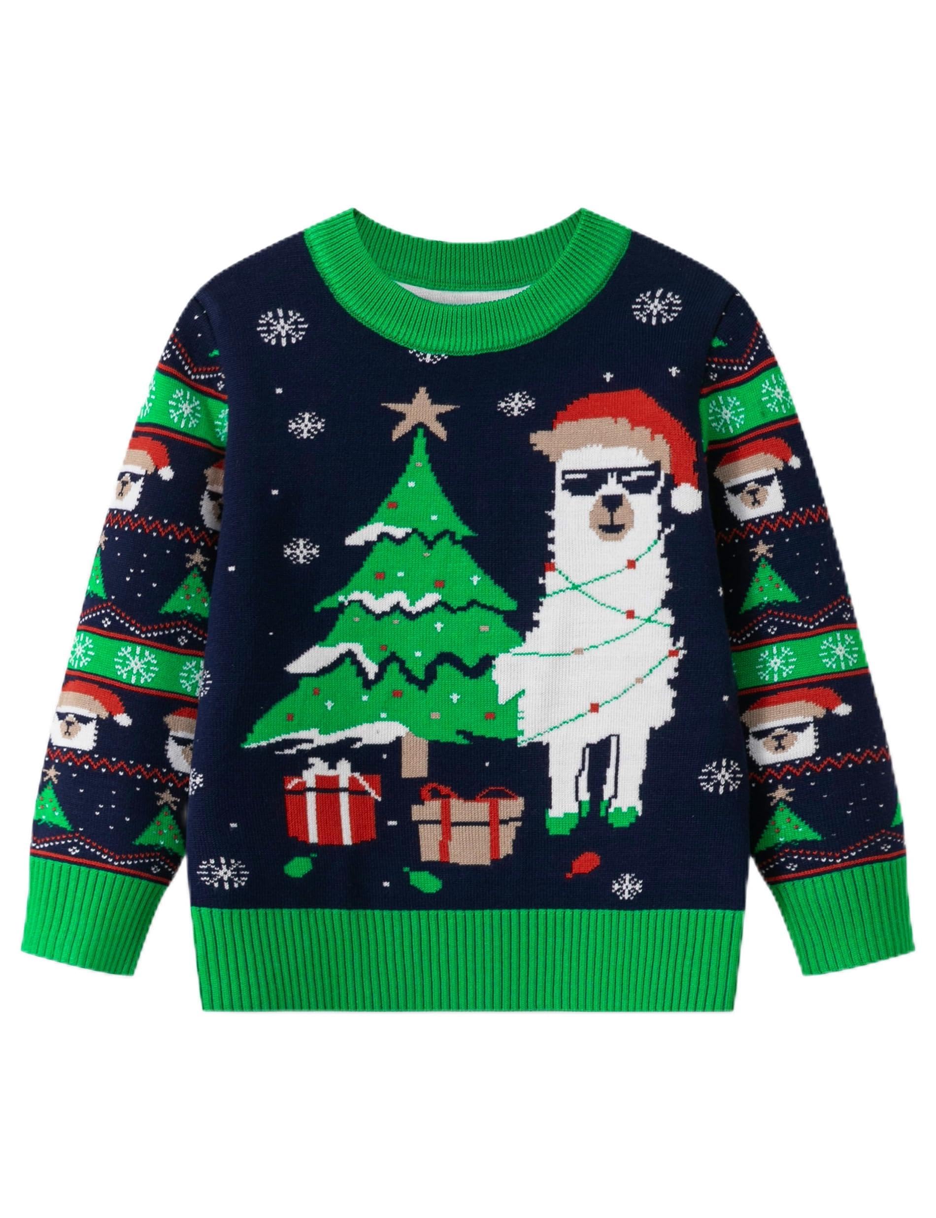 Remimi Kids Christmas Sweater for Toddler Girls Boys Holiday Pullover Top