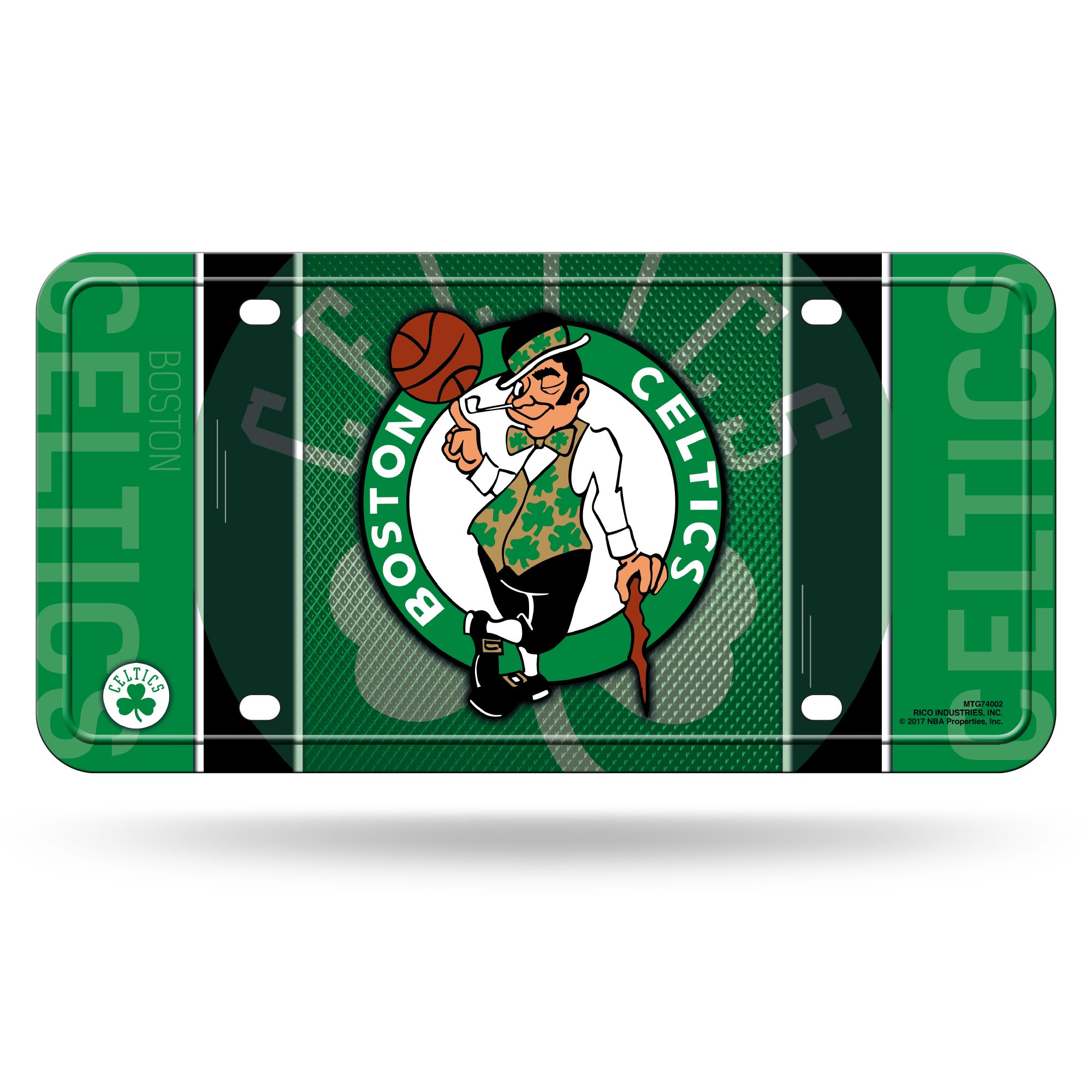 Rico Industries NBA Basketball Boston Celtics Metal Tag
