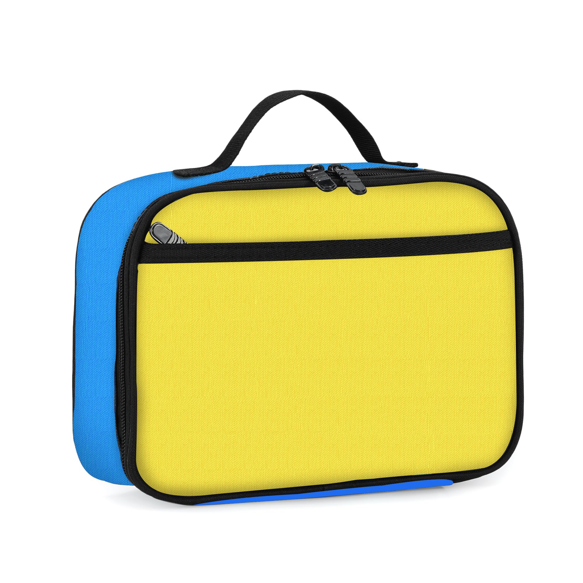 rickyh style Lunch Box with Padded Liner, Spacious Insulated Lunch Bag Durable Thermal Lunch Cooler Pack with Strap for Men Women Boys Girls Adults School Sports Beach Picnic Work Camp,2 Pocket